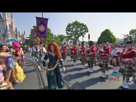 Merida "Brave" processional and coronation as 11th Disney Princess at Walt Disney World