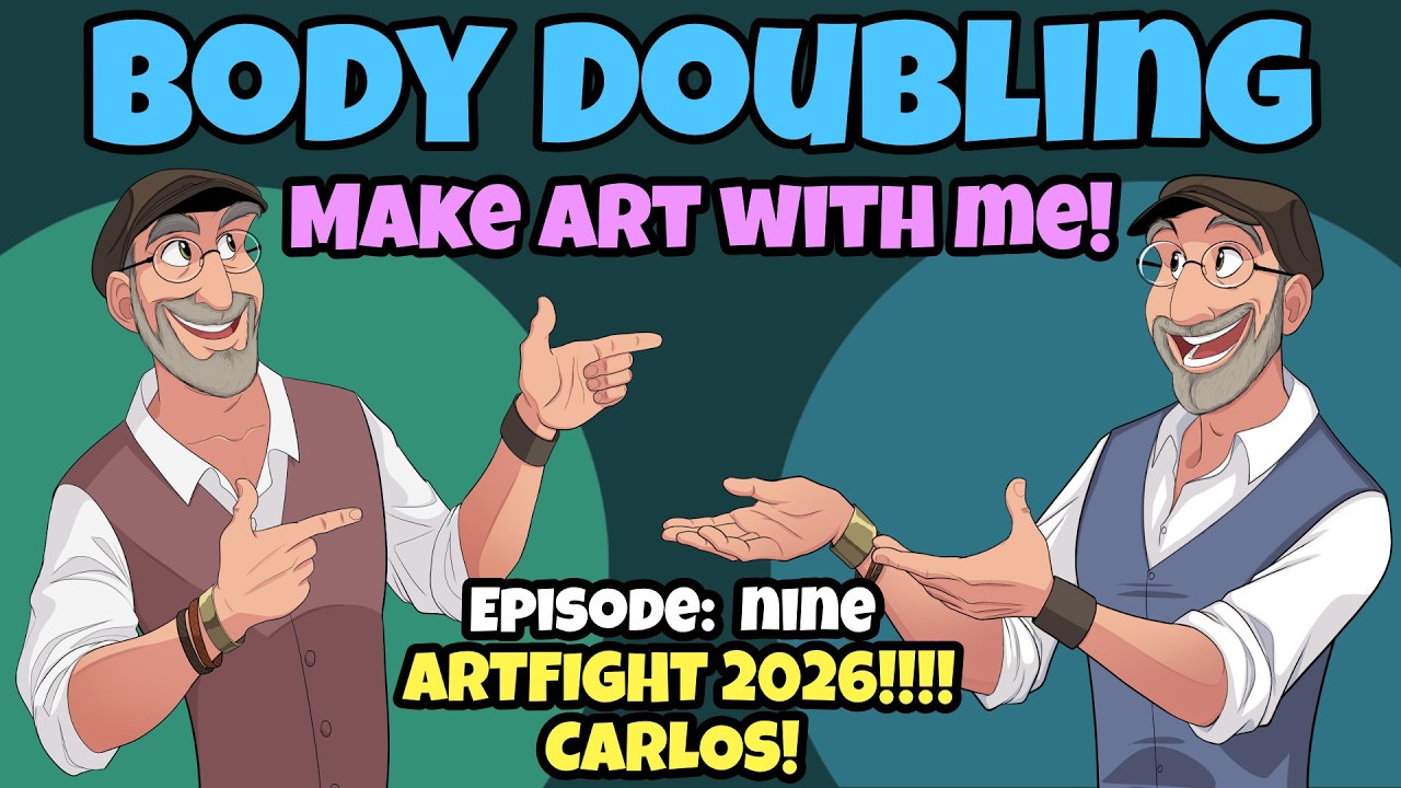 Body Doubling! Make Art With Me! Episode: 09