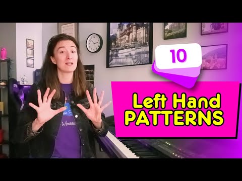 TEN Different Accompaniment Patterns for Left Hand: PIANO TUTORIAL | Basics for Improvisation PART 2
