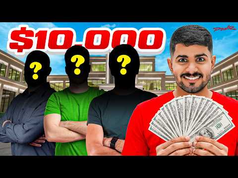 تحديت 3 أشخاص عشوائيين على 10,000$ 🤩🔥