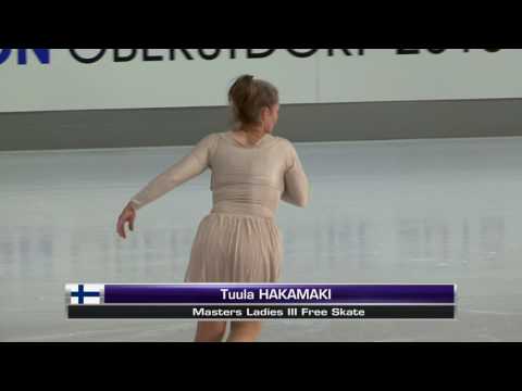 Tuula Hakamaki- Masters Ladies III Free - 2016 Oberstdorf