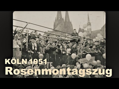 Köln 1951 - Karneval - Rosenmontag - Cologne Carnival - post wwII