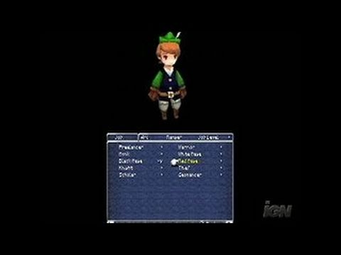 Final Fantasy III Nintendo DS Gameplay - Dual Screen footage
