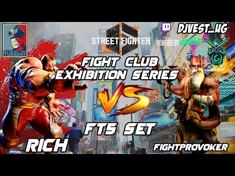 Street Fighter 6 Fight Club Exhibition Series - Rich VS FightProvoker FT5 Set