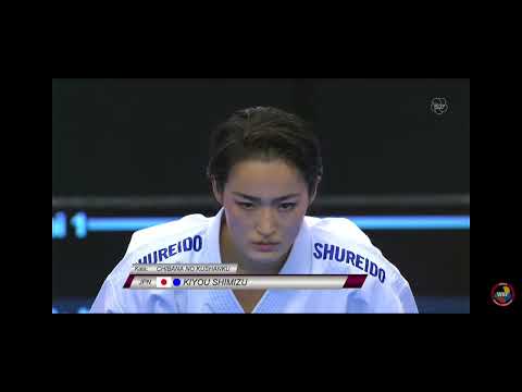 KARATE1 PORTUGAL MOTOSINHOS 2022 Lau Mo Sheung Grace HKG vs Kiyou Shimizu Japan Kata Female Finals