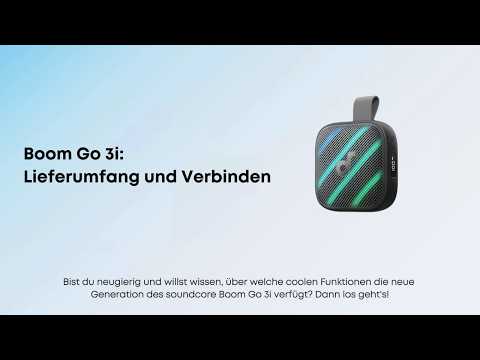 Boom Go 3i: Lieferumfang und Verbinden