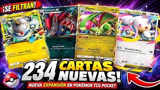 ¡SE FILTRAN 234 CARTAS NUEVAS! 😱 Nueva EXPANSIÓN en Pokémon TCG Pocket