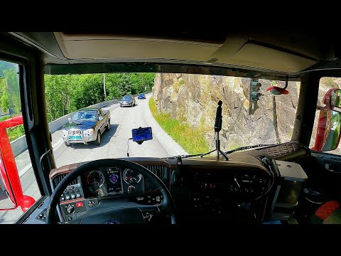 POV Driving Scania R440 - Norwegian wrong turn