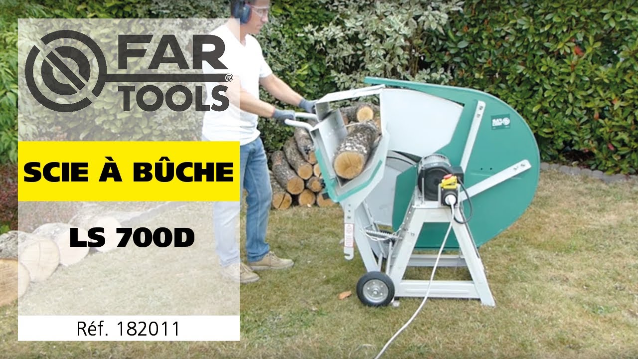 Scie à bûches 3500W Ø=700mm monophasée 230V