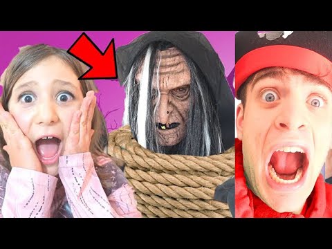 WE CAUGHT THE WITCH!! (Halloween Vlog 3)