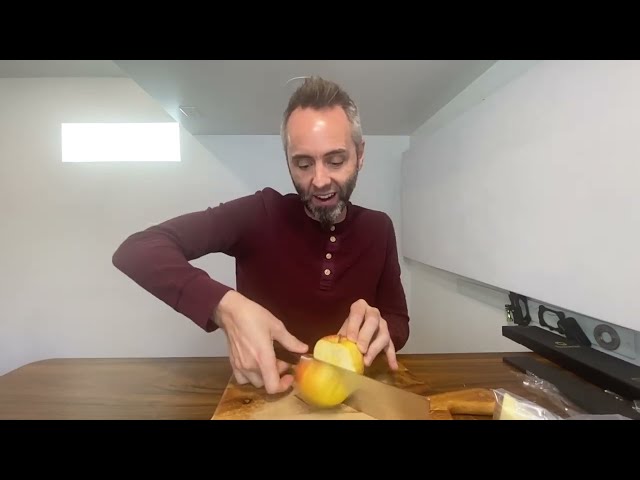 Best Mike Vance Kitchen Knife Review: Unboxing and Performance Test - product in use