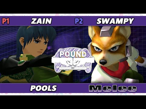 Pound 2022 - Swampy (Fox) Vs. Zain (Marth) SSBM Smash Melee Tournament