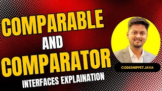 Download the video "Comparable vs Comparator Interfaces Explained with Examples"