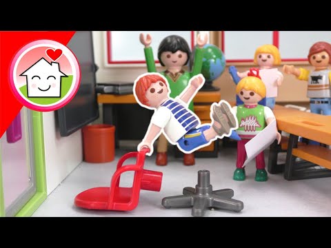 Playmobil Familie Hauser - Die Schulhausrally mit den Erstklässlern - Geschichte mit Lena