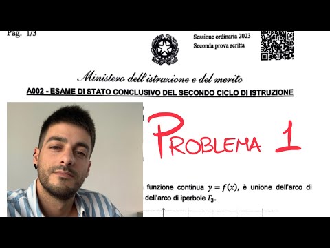 Maturità 2023 - Seconda prova MATEMATICA SVOLTA - Problema 1