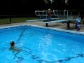 Iain Jumping Off Diving Board