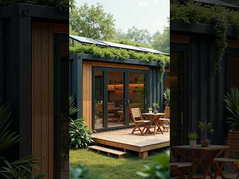 🏡 Eco-Friendly Container House Tour – Sustainable Living in Style! 🌿✨