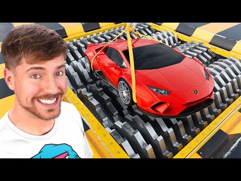 Lamborghini VS Parçalayıcı | MrBeast Türkçe Dublaj #mrbeast #mrbeastshorts #lamborghini #türkçe