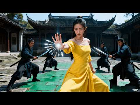 New martial girl is a hidden master, silver needle wipes out all enemies!