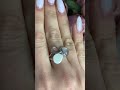 Серебряное кольцо с розовым кварцем 1.833ct