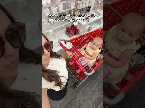 POV, du bist nicht traurig, deine Schwester muss dir nur eine beste Freundin schenken 💕