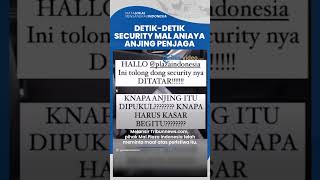 Viral Video Security Plaza Indonesia Aniaya Fay Anjing Penjaga Mal, Polisi Akhirnya Turun Tangan