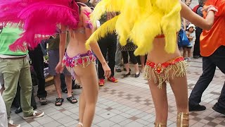 【学生 サンバ】美人大学生サンバダンサー【美女】japanese samba dancer チア Tバック
