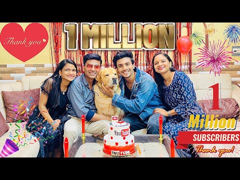 1 Million Subscribers Celebration | Surprise mil gya❤️ | Anant rastogi
