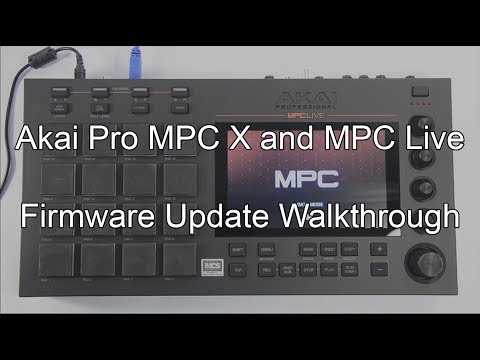 Akai Pro MPC X and MPC Live - Firmware Update Walkthrough