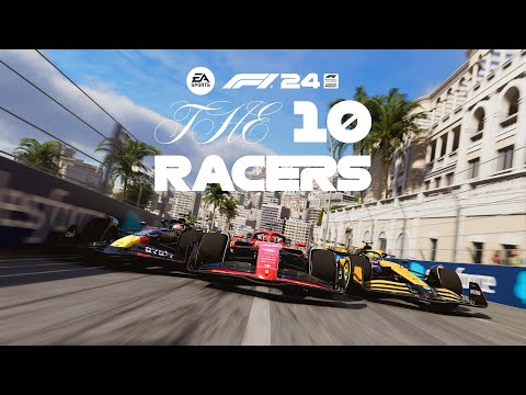 F1 24 THE 10 RACERS ft. Charles Leclerc, Alex Albon, Pierre-Emerick Aubameyang and Diogo Jota