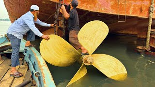 Amazing Manufacturing Process of Ship Propellers || How to Make Ships Propeller