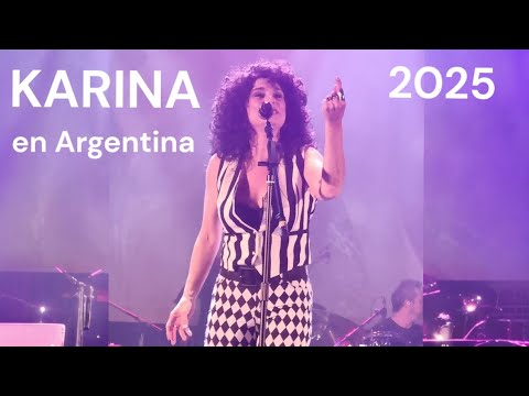 Karina en Argentina. Concierto 2025
