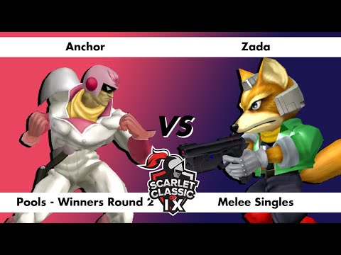 Scarlet Classic IX Melee - Anchor (Captain Falcon) vs Zada (Fox) - Pools - Winners Round 2
