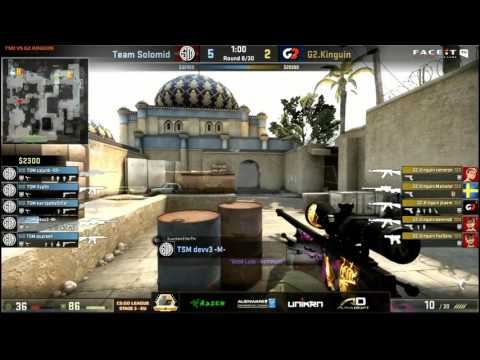 CS:GO TSM vs G2 (dust2) - FACEIT League 2015 Stage 3