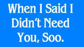 Miley Cyrus - Permanent December Lyrics