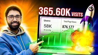 How To Get 300,000 Visitors In A Month - Traffic Explosion Method 💥