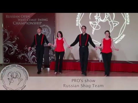 Russian Open WCS 2016  PRO's show Russian Shag Team