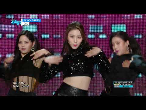 【TVPP】CLC – BLACK DRESS, 씨엘씨 - 블랙드레스 @Show Music Core 2018