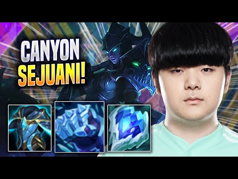 CANYON IS SO CLEAN WITH SEJUANI! - DK Canyon Plays Sejuani JUNGLE vs Taliyah! | Season 2022