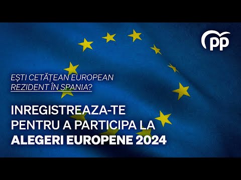 Înregistrați-vă pentru a participa la alegerile europene din 9 iunie 2024