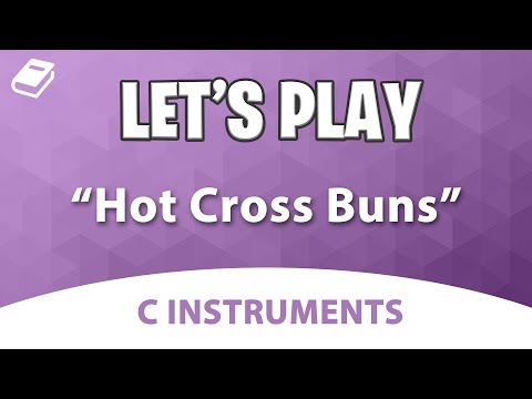 Let's Play "Hot Cross Buns" - Flute, Oboe, Mallets