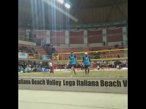 Beach volleyball Paolo Nicolai/Daniele Lupo vs Huber/Alexei Strasser UNET Beach Volleyball Indoor