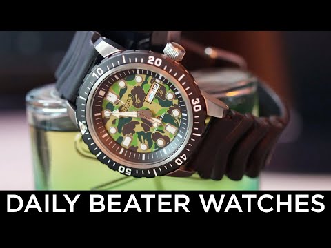 Best DAILY BEATER WATCHES (Diver, Field, G-Shocks, etc!)
