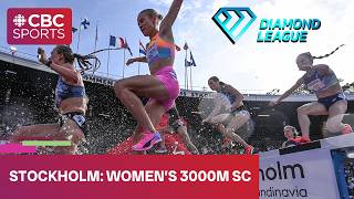 Meeting record in the women's 3000m steeplechase at Stockholm Diamond League event