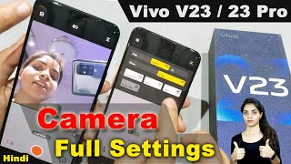 Vivo v23v23prov20pro camera full setting  Vivo v23