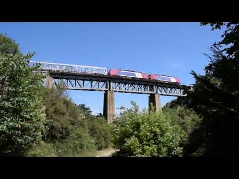 OSE IC 50 ADtranz 220 006 + 220 023 Velesiotes - Thavmako Bridge - 05.06.2016