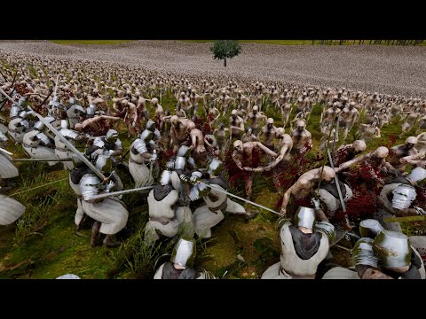 20.000 Heavy Knight VS 250.000 Zombies - Ultimate Epic Battle Simulator 2