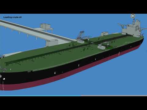 Crude oil tankers Loading Operation