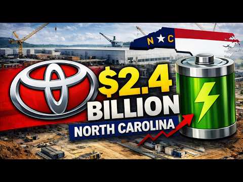 Thumbnail for Toyota Announces $2.4 Billion North Carolina Battery Plant Expansion — The Largest Single Manufac.. by Toyota, Taxi, Car, Truck, Van, VinFast