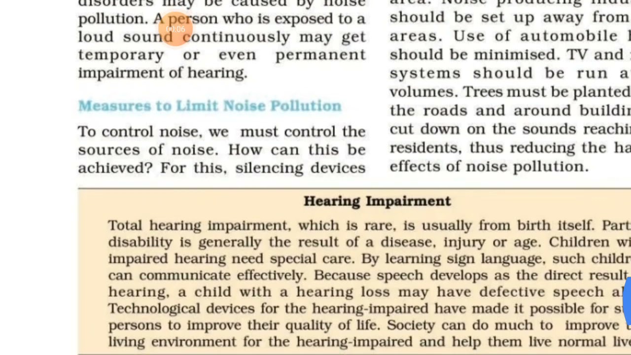 Measures to limit noise pollution chapter 13 sound class 8 science